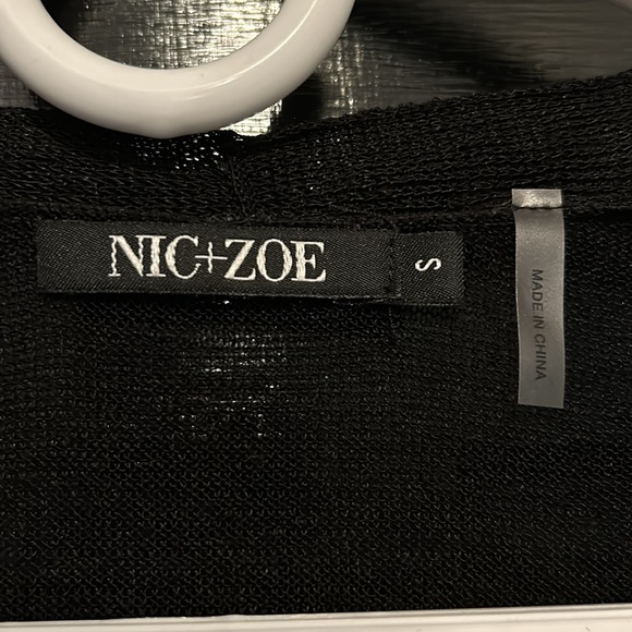 Nic+Zoe Black 4 Way Cardigan Size Small - Picture 4 of 6